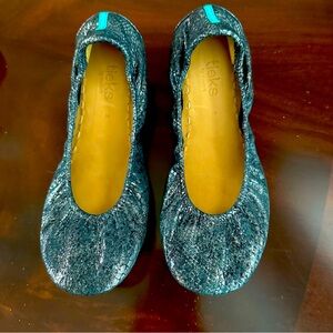 Tieks Slate DRAGO Ballet Flat. 8. Very Good Condition